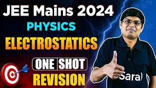 Electrostatics Class 12 One Shot  Physics All Concepts amp PYQs Covered  JEE Mains 2024 [upl. by Atsillac]