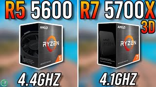 Ryzen 5 5600 vs Ryzen 7 5700X3D  Big Difference [upl. by Jelle]