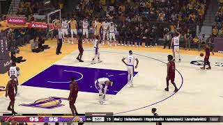 NBA Live2K24 Full Gameplay Los Angeles Lakers 🆚Cleveland Cavaliers 2024 [upl. by Mourant]