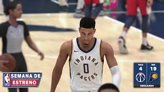 WASHINGTON WIZARDS VS INDIANA PACERS NBA InSeason Tournament NBA 2K24 [upl. by Sirret]