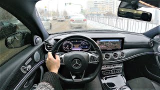 2017 MercedesBenz E 200  POV Test Drive [upl. by Bevash410]