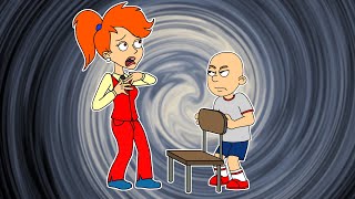 Classic Caillou Throws a Chair at Miss MartinExpelledGrounded [upl. by Mosnar]