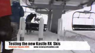 Testing the new Kastle RX Skis [upl. by Acyssej]