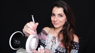 ASMR 3Dio Colocando piercing nas suas orelhas [upl. by Eilsew]