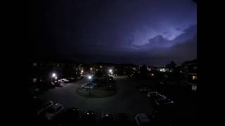 Norman Oklahoma Tornado NearMiss Timelapse October 21st 2017 [upl. by Yesima]