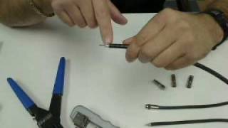 How to Prep Coaxial Cable and Install a Compression Connector Jonard CT200G [upl. by Woodson]