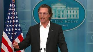 Matthew McConaughey full White House speech on Uvalde shooting [upl. by Anirak]