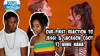 FIRST TIME Reacting to Jessi제시 amp JacksonGOT7  NUNU NANA눈누난나 2020 KBS Song Festival REACTION [upl. by Winters]