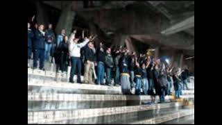 Ascoli  Parma 20082009  ultras Parma in trasferta  arrivo stadio tifo settore ospiti  amarcord [upl. by Nylirehs251]