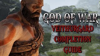 GOD OF WAR 2018 VEITHURGARD COMPLETION GUIDE [upl. by Adnilahs]