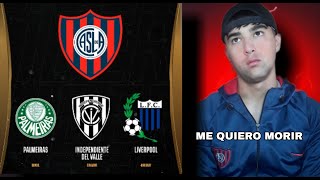 HINCHA DE SAN LORENZO REACCIONA AL SORTEO DE LIBERTADORES 2024  IMPOSIBLE [upl. by Yarak]