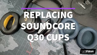 Replacing Anker Soundcore Q30Q35 Earcups [upl. by Purdy75]