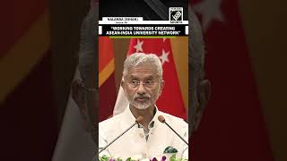 “Multiple messages both national international…” EAM Jaishankar’s keynote at Nalanda University [upl. by Oivatco838]