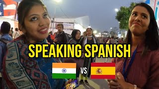 SPEAKING SPANISH with Indians at the WORLDS BIGGEST book fair in Kolkata [upl. by Aiciles]