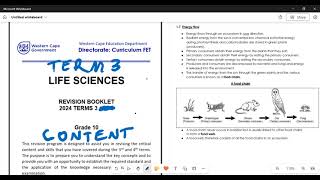 Life Sciences Grade 10 Term 3 Ecosystem Part 2MATRICNATEDSPECIALIST [upl. by Meghann]