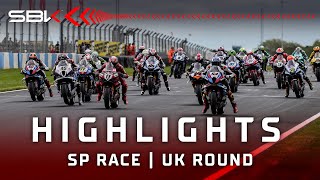 FULL HIGHLIGHTS Superpole Race at Donington Park 🤩  2024 UKWorldSBK 🇬🇧 [upl. by Miharbi]