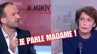 Manuel Bompard fait trembler le plateau de LCI en plein direct  Débat 42 [upl. by Ahsinad]