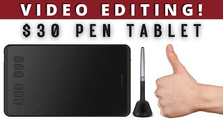 Huion Inspiroy H640P  Editing Videos Fast with a 30 Pen Tablet [upl. by Adnilab]