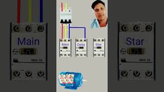 Star delta motor connection Star delta control wiring [upl. by Jim]