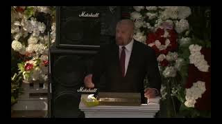 Triple H en el funeral de Lemmy Kilmister Discurso completo [upl. by Liryc793]