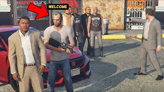 Trevor Joined the Franklins Squad  Franklin has built a New Showroom in Sandy Shores  GTA 5 [upl. by Barron]