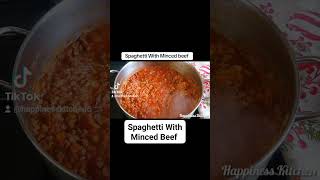 Spaghetti With Minced Beef cooking food viral [upl. by Ashia985]