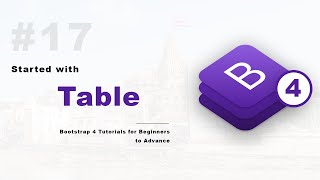 Table in Bootstrap 4 Hindi  17 [upl. by Rovaert]