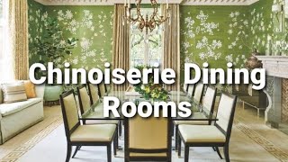 Chinoiserie Dining Rooms  Interior Design Ideas [upl. by Akierdna]