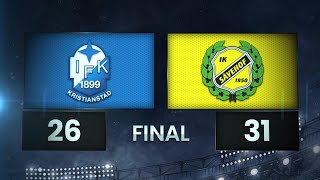 IFK Kristianstad vs IK Sävehof  Game Highlights  Semi Final G2  Mens Playoffs [upl. by Enyrehtac]