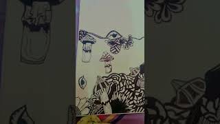 Hohel artdrawing amazing voiceeffects youtubeshorts [upl. by Farland]