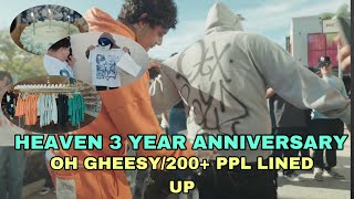 HEAVEN 3 YEAR ANNIVERSARY WE DID A COLLAB WITH OHGEESY 200 PPL LINED UP [upl. by Atalante]