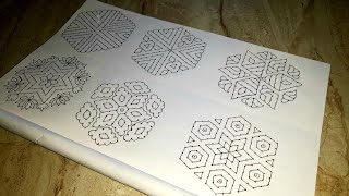 15×8 dots kolam designs for beginners Easy rangoli Easy Dot kolammuggulu Daily use kolamrangoli [upl. by Sperry617]