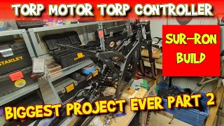 My Biggest Project Ever Frame Up SURRON Build With Torp Motor amp Controller Part 2 Shock Bearings [upl. by Michaella]