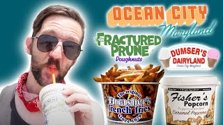 TOP SNACKS TO EAT AT THE OCEAN CITY BOARDWALK IN 2022 [upl. by Zora]