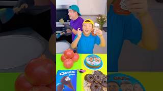 Mrbeast amp IShowSpeed cake ice cream challenge🍨ishowspeed lexirivera funny by Ethan Funny Family [upl. by Dumas]