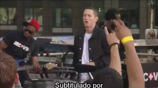 eminem  not afraid live subtitulado en español [upl. by Assen]