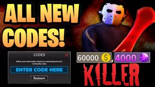 NEW ALL WORKING CODES FOR SURVIVE THE KILLER IN AUGUST 2024 ROBLOX SURVIVE THE KILLER CODES [upl. by Ikcin]