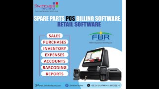 Auto Parts POS Software  Spare Parts and Accessories Shop Billing Software  FBR Integration POS [upl. by Stranger]