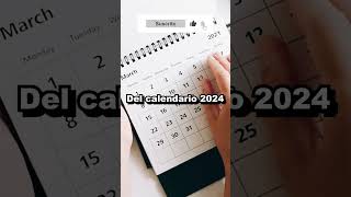 Calendario 2024 en Excel shorts excel [upl. by Aleiram]