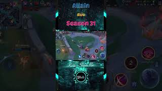 ROV  KIRITO  ALLAIN อัลเลน Shorts Clips Season 31 rov rovthailand kirito arenaofvalor [upl. by Hareemas]