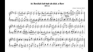 JSBach Herzlich lieb hab ich dich o Herr BWV 1745 [upl. by Akcirret47]