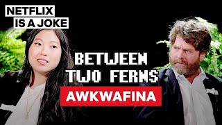 Awkwafina Between Two Ferns with Zach Galifianakis  Netflix Is A Joke [upl. by Theodor555]