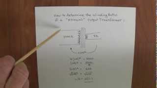 Output Transformers A Discussion of Basic Principles [upl. by Jelene35]