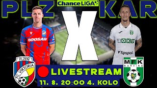 VIKTORIA PLZEŇ  MFK KARVINÁ 🔴LIVESTREAM🔴 [upl. by Everest]