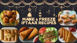 Make and Freeze Iftar Recipes by Food Fusion iftar snacks [upl. by Nollad]