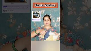 Meesho Bedsheet Review 🛍️ meesho review bedsheets youtubeshorts shorts shopping [upl. by Irakab]