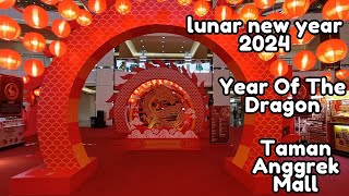 Chinese New Year 2024  Year of The Dragon  Taman Anggrek Mall Jakarta [upl. by Omrellig]