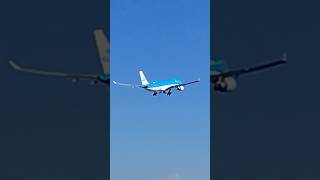 Beautiful KLM A330300 taking off at IAH iah planespotting 2024 [upl. by Killie]