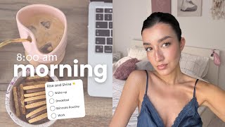 8AM MORNING ROUTINE 🩷 Katerina Visseri [upl. by Athal494]