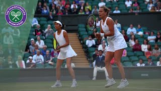 Match Point Barbora StrycovaSuWei Hsieh vs Gabriela DabrowskiYifan Xu Wimbledon 2019 final [upl. by Analise]